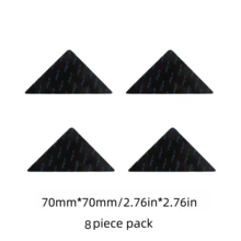 4pcs/8pcs Pack Of Hardwood Floor Rug Clips, Washable Rug Tape For Area Rugs, Non-Slip Rug Pads For Tile Laminate Flooring, Double-Sided Tape To Keep Corners Flat