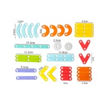 33 pièces Puzzle numérique en bois, comprend le plateau de puzzle, les instructions, un jouet créatif pour développer les compétences manuelles et la pensée logique, cadeau parfait pour Noël, anniversaire