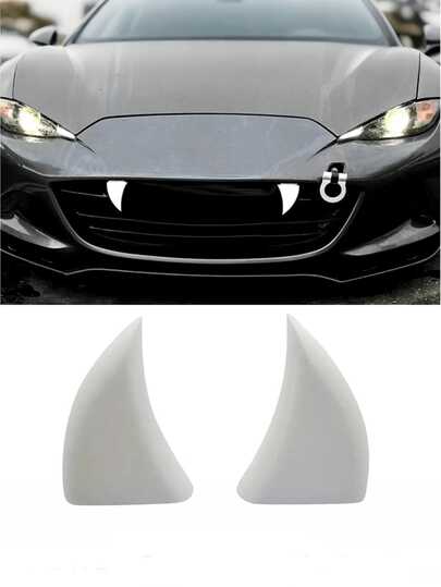 2 Presas de Vampiro Fofas e Divertidas para Decoração de Carro no Halloween, Dentes de Monstro, Presente Perfeito e Fofo para Carro no Halloween