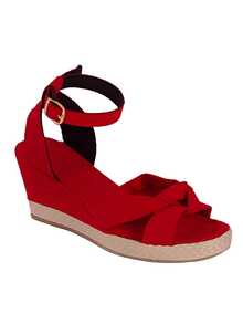Women Heeled Sandals - 紅色 - 查看 2