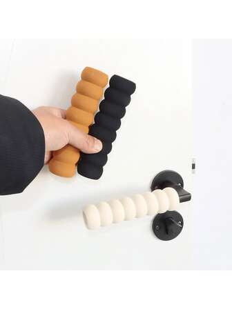 1/2/4件装门把手保护套 防撞套 防静电 儿童加厚螺旋门把手防撞套