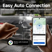 RSH 4 piezas Etiquetas inteligentes para sistema Android, compatibles con la aplicación Find My (Android 9.0+), posicionamiento global preciso anti-pérdida, localizador inteligente para equipaje, llaves, mochilas, mascotas, batería reemplazable, compartir en familia y protección de privacidad - Negro - Ver 3