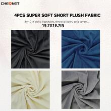 CHEONET 1片/2片/4片装超柔软弹力预裁毛绒面料 | 50x160厘米/19.7x62英寸,纯色,适用于DIY缝纫、工艺品、服装、家纺、拼布,仅限手洗 - 彩色 - 查看 102