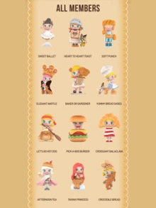 Molly "Carb Lover" Bread Head Series Blind Box, 12 Regular Styles + 1 Hidden Style, Cute Bread-Themed Figurines With Detailed Bakery Elements (Croissant, Burger, Donut), 7-11cm, Suitable As Desktop Decor, Ideal For Pop Mart Collectors, Molly Fans, And Bread Lovers, Also Great For Birthday, Hobby, Valentine's Day, And Anime-Themed Room Decor, Add A Touch Of Cuteness To Your Collection Today! - Multicolor - View 3