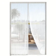Magnetic Screen Door - Seamless Self-Sealing Design, Strong Insect Proof, Child & Pet Friendly, Easy Hands-Free Entry And Exit