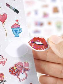 1050+ piezas/paquete Pegatinas planificador mensual de celebraciones, etiquetas de fecha de calendario de enero a diciembre, tono de color suave, pegatinas láser brillantes para decoración de calendario, planificación, scrapbooking - Feriados, eventos estacionales y generales (14 hojas) papelería manualidades libro de sticker estikers - Multicolor - Ver 3