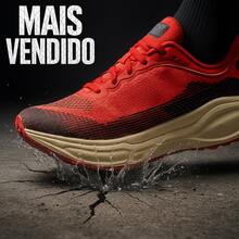 Men's Red Running And Walking Shoes – Comfortable Sport Shoes, Soft Cushioning, For Gym And Everyday Use, Sizes 38 To 43 - 紅色 - 查看 1