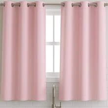 Kitchen Window Curtain – Lightweight Fabric, Quick Drying, And Quality Finish - Pink - View 3