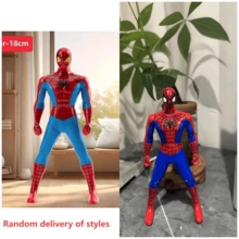 Figurki akcji Marvel Avengers - 18 cm, szczegółowe modele plastikowe, realistyczne kostiumy, idealny wybór dla kolekcjonerów i fanów, idealny wybór na Wielkanoc, Halloween, prezenty świąteczne, figurki kolekcjonerskie | figurki bohaterów | ozdoby na biurko, artykuły szkolne, powrót do szkoły