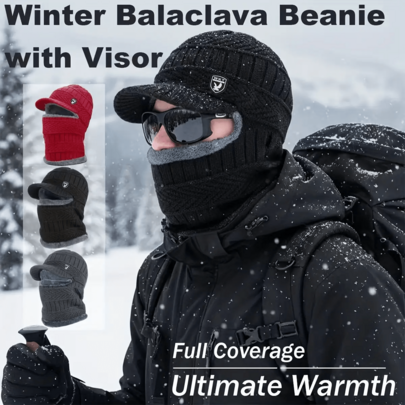 1pc Unisex Winter Knit Hat, Windproof Ear Protection Design, Thermal Lined Thick Warm, Suitable For Outdoor Skiing, Hiking, Cycling, Commuting. Versatile Casual Style, Locks In Warmth In Freezing Winters, Fashionable And Practical, Great Choice For Students And Office Workers In Autumn/Winter