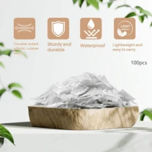 Disposable Shower Cap, Waterproof And Stain-Resistant Hair Shower Cap, Plastic Travel Shower Cap, Suitable For Ladies, Hotels And Hair Salons, Travel Spas, Home Beauty Parlours Bathroom Bathroom Accessories Bathroom Tools