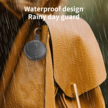 Apple AirTag Alternative GPS Tracker, Wave Pattern Global Locator Compatible With "Apple Find My" Platform, One-Click Tracking, Remote Precise Positioning, Long-Lasting Battery, Suitable For Elderly, Pets, Cars, Keys, Bags, Anti-Loss Reminder & Tracking