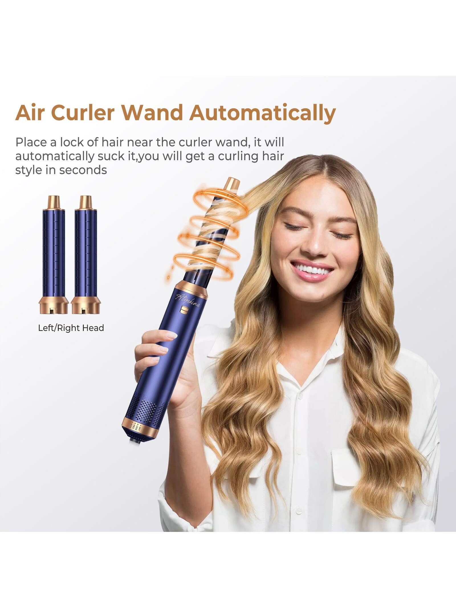 ATOPSKINS فرشاة تصفيف الشعر الساخنة متعددة الوظائف...