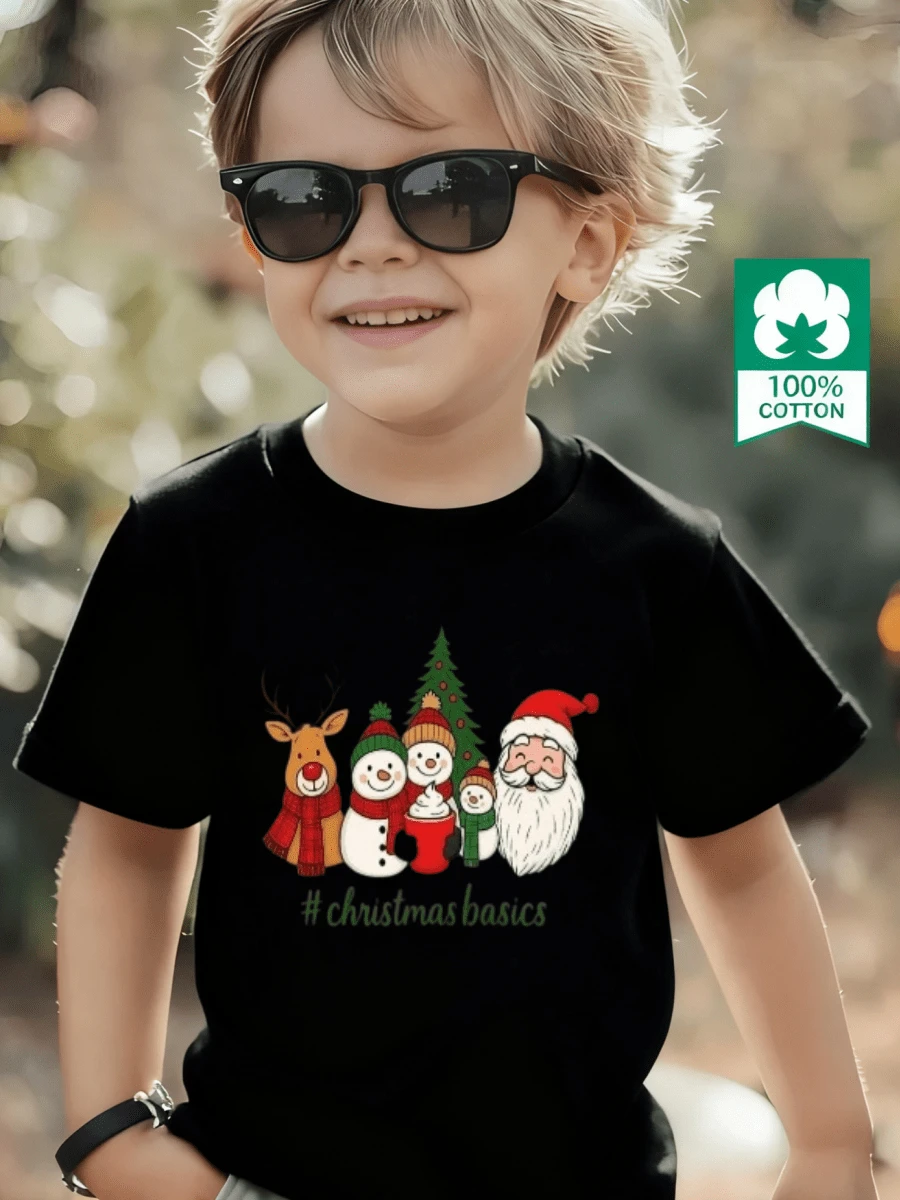 Young Boys T-Shirts - Black - View 1