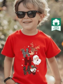 Young Boys T-Shirts - Red - View 1