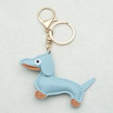 1pc Personalized Dachshund Keychain, Customized Name Bag Charm, Customized Leather Keyring & Bag Accessory, Handbag Pendant, Gift For Dog Lovers, Thanksgiving, Christmas, Birthday, Home Decor, Back To School, Anniversary, Bride, Father, Mother, Boy, Girl - Multicolor - View 38