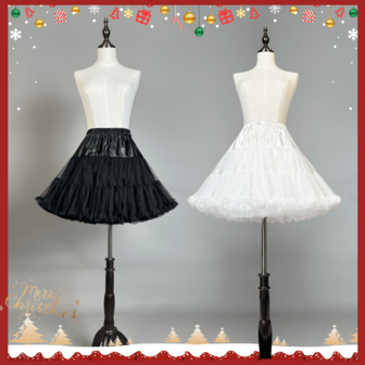 蓬松衬裙，多层加厚，柔软薄纱，适合搭配舞会礼服和A字裙，舒适腰带，全天穿着，万圣节配饰，女士万圣节服装