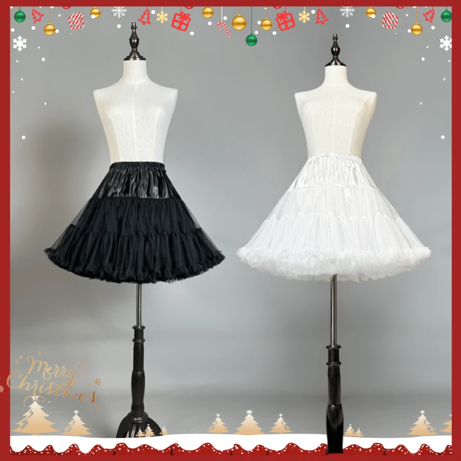 Fluffy Petticoat, Multi-Layer Thickened, Soft Tulle, Suitable For Pairing With Ball Gown And A-Line Skirt, Comfortable Waistband, All-Day Wear, Halloween Accessory, Women Halloween Costume - A - View 1