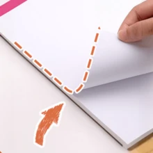 Papel profesional para marcadores Marvy 8K/A4, adecuado para dibujo a mano, anime, pintura, estudiantes de arte, rotuladores, cuaderno de bocetos, papel para dibujar, papel para caligrafía - A4 - Ver 3