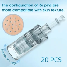 Dr.pen 0.25mm Microneedle Roller/Pen - Unisex Microneedle Roller Tool, 0.25mm Microneedle Roller Pen, Facial Skin Polishing Roller, 0.25mm Microneedle Roller For Home Use - Grey - View 10