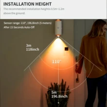 4pcs Motion Sensor Night Light With RGB Color Changing LED, Auto On/Off Closet Lamp, Magnetic Base, USB-Rechargeable, Dimmable Ambient Lighting For Hallway, Bedroom, Desk - Energy-Efficient Indoor Light With Motion Detection, Rechargeable Night Light Motion Sensor, Bedroom Lamp, Sleek Design, Durable Build, Smart Home - 4pcs - 查看 5