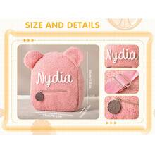 Custom Teddy Bear Backpack For Kids,Personalized Fluffy Teddy Bear Backpack,First Day Of School Gifts,Toddler Backpack,Kids Backpack, Toddler Backpack,Kids Backpack,Preschool Backpack,Children Gifts,Bag For Girls Boys,School Bag For Kids,Baby Backpack,Custom Backpack,Daycare Bag,School Bag - Bear Backpack - View 8