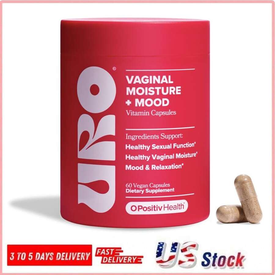 URO Vaginal Moisture & Mood - 30 Servings With KSM-66, Ginkgo Biloba, GABA - 1 - 查看 1
