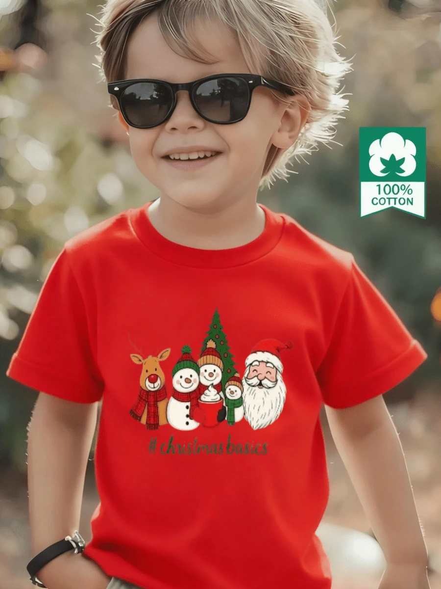 Young Boys T-Shirts - Red - View 1