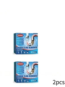 [Japan Post] Pipe Cleaner Drain Clog Remover: Powerful Baking Soda And Sodium Hypochlorite Cleaning Powder, 6-Pack - For Kitchen, Bathroom, And Bathroom Drain Clogs And Odors | Clears Drains, Deodorizes, And Prevents Odors | Storage | Birthday | Stickers | Halloween | Home Decor | Storage Boxes | Shelves | Halloween Cosplay | Christmas | Pouches | Halloween Decorations | Toilets