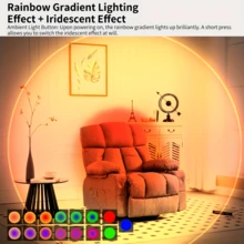 4pcs Motion Sensor Night Light With RGB Color Changing LED, Auto On/Off Closet Lamp, Magnetic Base, USB-Rechargeable, Dimmable Ambient Lighting For Hallway, Bedroom, Desk - Energy-Efficient Indoor Light With Motion Detection, Rechargeable Night Light Motion Sensor, Bedroom Lamp, Sleek Design, Durable Build, Smart Home - 4pcs - 查看 4