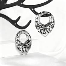 1pc New Stainless Steel Ear Weights Hangers Ear Taper Stretcher Tunnel Plug Gauge Expanders Piercing Earring Body Jewelry