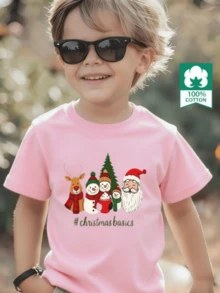 Young Boys T-Shirts - Pink - View 1