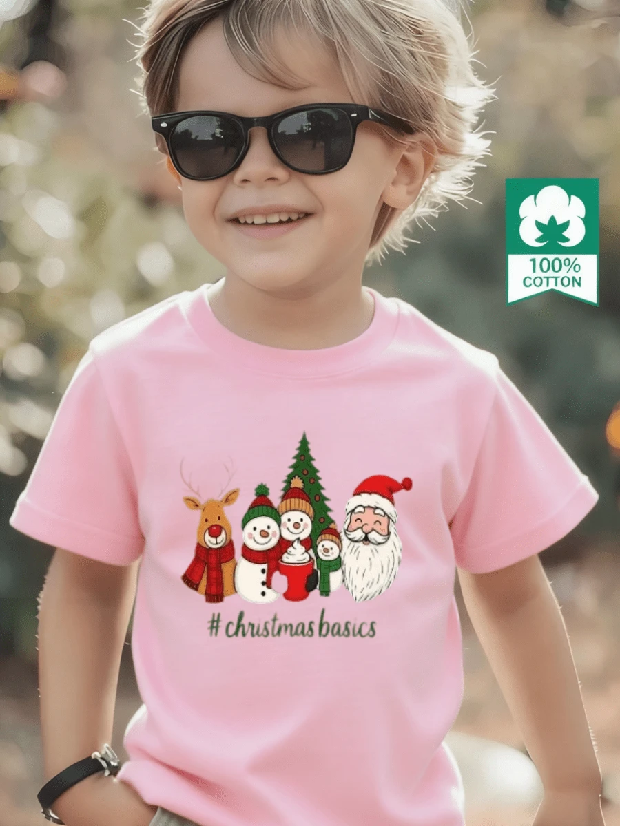 Young Boys T-Shirts - Pink - View 1
