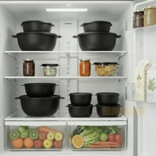 KIT 10 Bolws + 1 Jarra  Preto