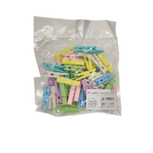 Macaron Color Wooden Clips, DIY Handmade Decorative Wooden Photo Clips, Twine Photo Wall, Wedding Photo Clips, Memo Clips