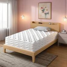 Lalulu colchones,colchon individual Blanco en caja,colchon de espuma con memoria,inhibe el crecimiento de bacterias,refrigeración y transpirabilidad,muelle silencioso enbolsillos individuales,Certificado por Oeko-Tex de la Unión Europea,muebles para cuarto colchón individual,colchon de espuma - Blanco - Ver 13