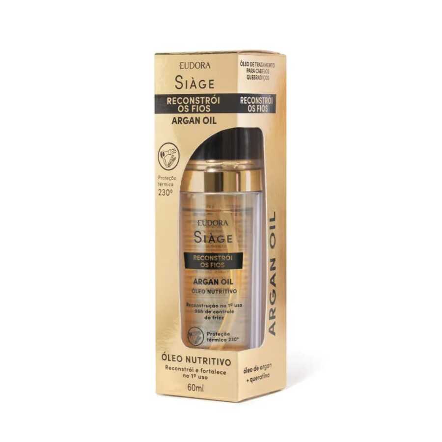 Eudora Argan Oil Siàge Reconstructs Hair 60ml - ARGAN OIL - View 1
