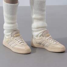adidas originals HANDBALL SPEZIAL 圓頭舒適低幫板鞋 男女同款 棕色 - 棕色 - 查看 3