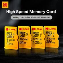 Kodak 柯达存储卡 32GB 64GB 128GB 256GB Class 10 Micro SD 卡 C10 Microsd V30 U3 A1 4K - 黃色 - 查看 9