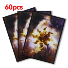 60pcs/Set 66X91mm Assorted Color Magic Power Anime Card Sleeves, Suitable For MTG/PKM Trading Card Games, Cartoon Tabletop Game Card Protectors, Best Gift For Card Collectors & Players - Multicolor - View 16