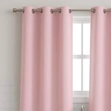 Kitchen Window Curtain – Lightweight Fabric, Quick Drying, And Quality Finish - Pink - View 2