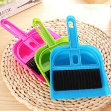 Portable Pet Cage Broom Brush, Compact Pet Waste Cleaning Kit, Cleaning Scoop Suitable For Small Animals, Cleaning Tools - Multicolor - View 1