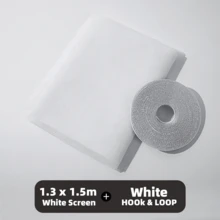 磁性纱门 - 无缝自密封设计，强力防虫，儿童和宠物友好，轻松免提进出 - 白色 - 查看 16