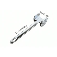 1pc Meat Tenderizers, Meat Tenderizer Hammer Mallet Tool For Pounding Beef, Steak, Chicken, Pork, Stainless Steel Meat Hammer Kitchen Tool