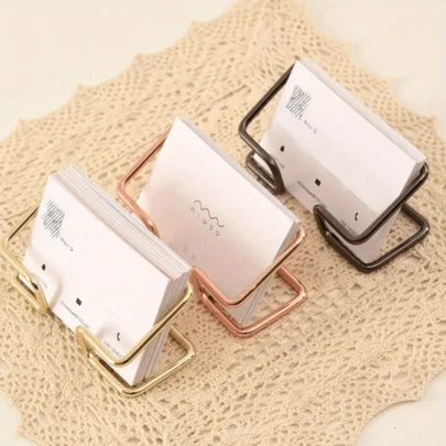 3 piezas Soporte de tarjetas de visita de escritorio, estuche de tarjetas de metal de tres colores premium, soporte de escritorio, soporte para teléfono, organizador de escritorio de oficina, estilo minimalista, transparente, para insertar tarjetas, estilo empresarial sencillo, gran capacidad, hierro de alta calidad, diseño de organización para el hogar y la oficina, adecuado para almacenamiento doméstico, suministros de oficina, almacenamiento de escritorio, suministros escolares, suministros para bodas, decoración de bodas, accesorios para tarjetas de invitados, regalos de fiesta, decoración de fiestas, decoración de mesa de comedor, suministros empresariales, suministros para pequeñas empresas, clip para tarjetas de fotos.