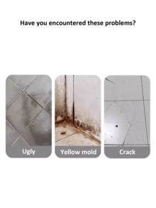 仿大理石地板砖简约自粘墙纸，DIY即撕即贴，防水、防滑、耐磨装饰地板贴纸，适用于厨房、浴室、卧室、客厅、餐厅和家具翻新（15.7英寸 x 196.8英寸） - 彩色 - 查看 6