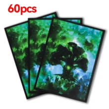 60pcs/Set 66X91mm Assorted Color Magic Power Anime Card Sleeves, Suitable For MTG/PKM Trading Card Games, Cartoon Tabletop Game Card Protectors, Best Gift For Card Collectors & Players - Multicolor - View 22
