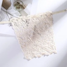 1pc Elegant Floral Anti-Glare Bra Pads - Fashionable & Comfortable Lingerie Enhancer, Lace Knitted Padding For Women,Back To School,Wedding