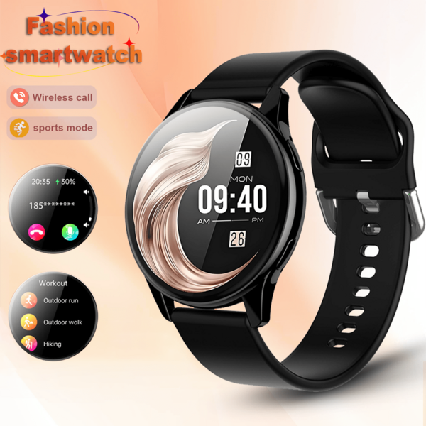 1pc Comfortable Silicone Strap Unisex Smart Watch, Upgraded Version With Wireless Calling, Message Alerts, Pedometer, Calorie Tracking, Multiple Sports Modes, Remote Camera, Music Control And Activity Tracking, Compatible With Android And IOS Phones, Great For Christmas, Halloween Gifts