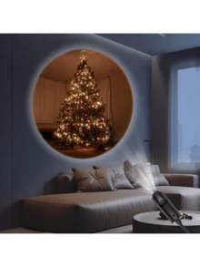 1 pièce Mini projecteur USB flocon de neige/Père Noël avec lumière LED, convient pour l'éclairage d'ambiance de la maison, la décoration de la pièce, les cadeaux muraux, l'éclairage des fêtes, la décoration de Halloween et de Noël. Décoration de Noël, décoration de sapin de Noël, cadeaux, décoration de Thanksgiving, mariage, décoration d'intérieur, décoration d'automne, décoration d'anniversaire, fournitures de fête, décoration intérieure et extérieure, décoration de festival, décoration d'Halloween, décoration murale, ornements d'Halloween - Noir - Voir 20